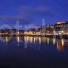 Oban At Night From Rail Pier