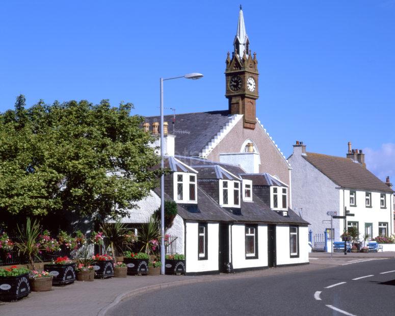 Main Street In Ballentrae Ayrshire Coast