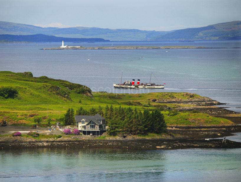 PS Waverley Passes Around Kerrera En Route To Iona