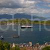 Oban Bay With Mull Ferry Arriving