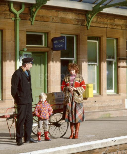 Archive Picture Taken At Dalmally Original Station In The 1970s