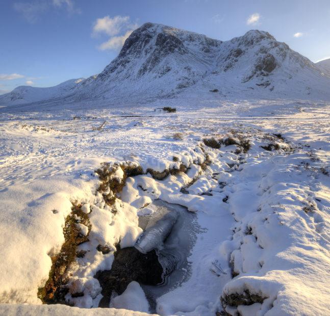 UNUSUAL VIEW OF BUACHAILLE ETIVE MHOR FROM WEST