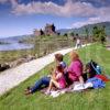 Family Picnic At Eilean Donan Castle Loch Duich