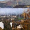 Portrait Autumn Misty View From Stirling Castle