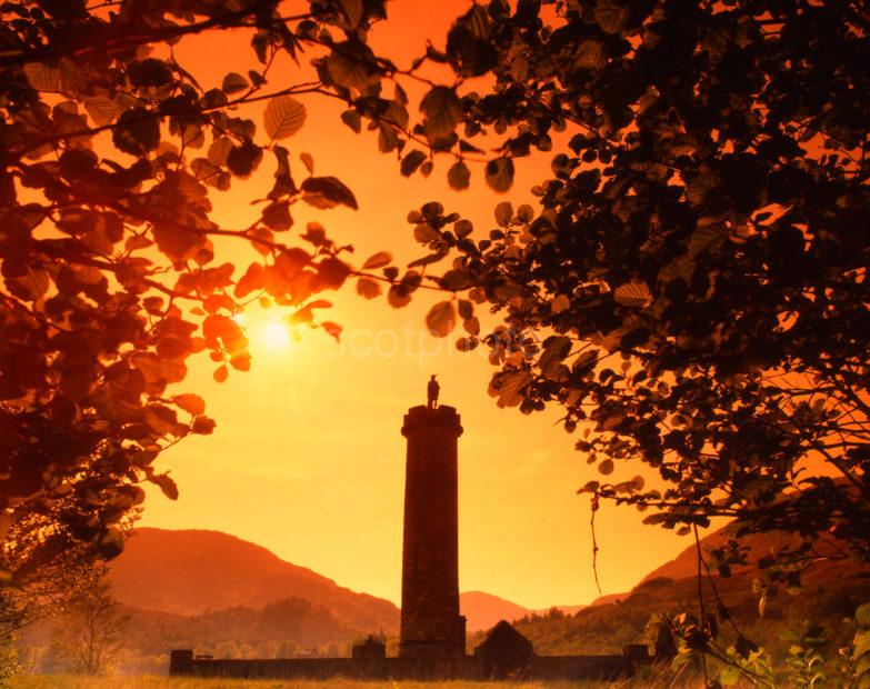 30b80d46 Sunset Over Glenfinnan Lochaber