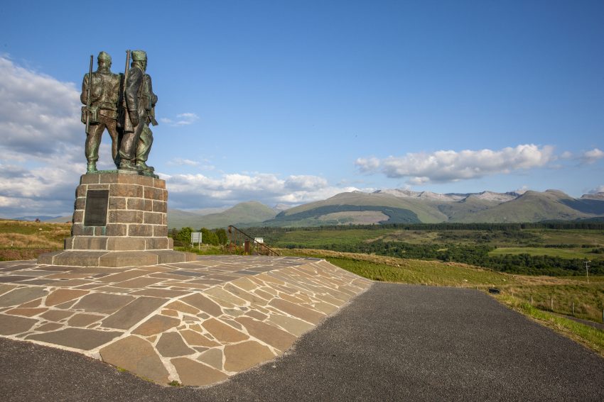 Commado Memorial, Glen Spean Nr Speanbridge, Lochaber.