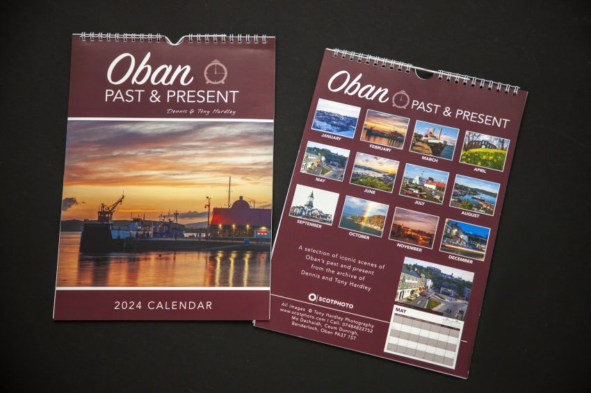 Oban Past & Present 2024 A4 Calendar Print Ready (PDF) Download