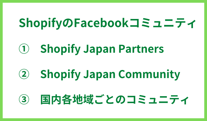 ShopifyのFacebookコミュニティ