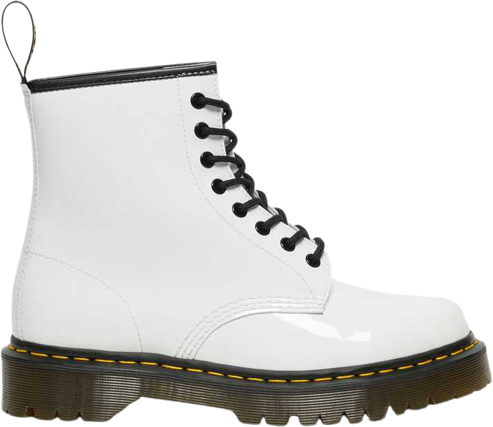Dr Martens 1460 Bex White Patent Lamper