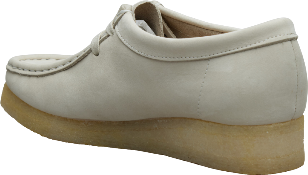 Clarks Wallabee White Nubuck