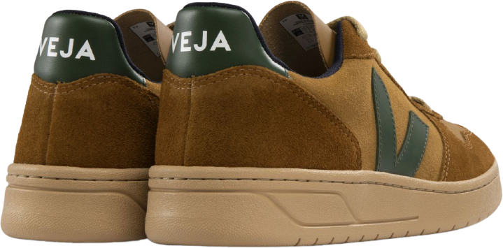 Veja V-10 Suede Camel/Cyprus/Multicolor