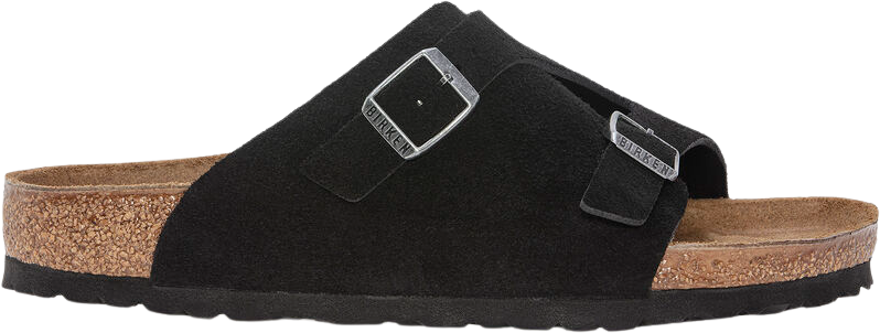 Birkenstock Zürich Suede Leather Black