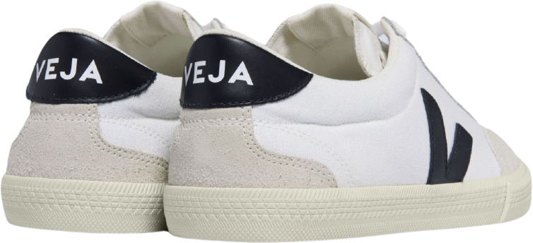 Veja Volley Canvas White Black