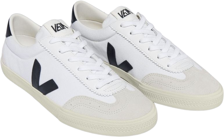Veja Volley Canvas White Black