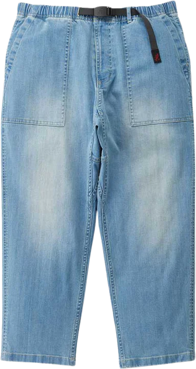 Gramicci Stretch Denim Loose Tapered Pants Medium Used