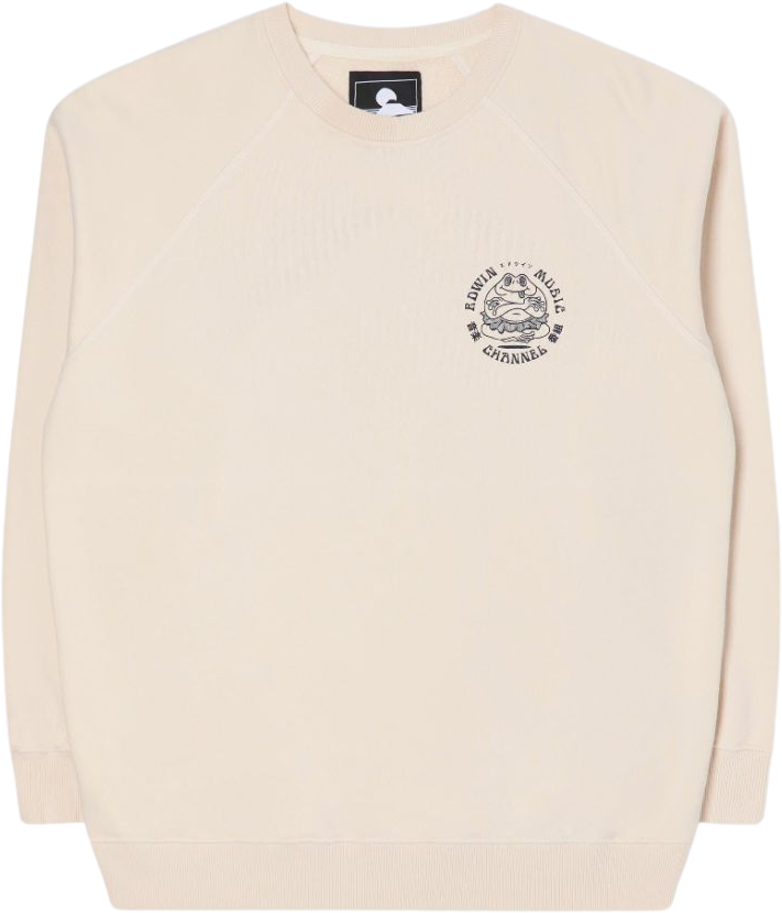 Edwin Music Channel Sweat Whisper White