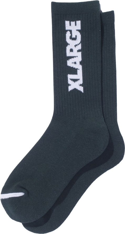 XLARGE Standard Logo Socks Black