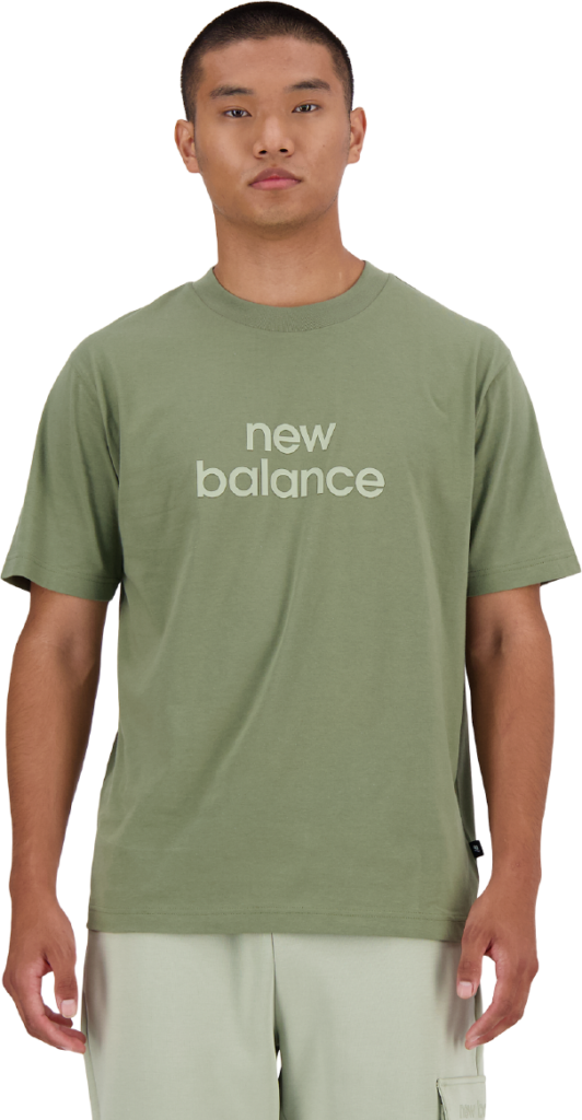 New Balance Sport Essentials Linear T-Shirt Dark Olivine