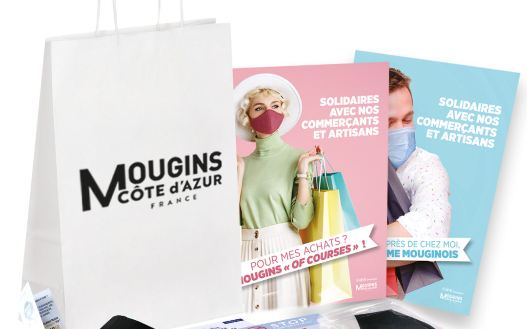 Un kit « Mougins Pro » pour nos commerçants