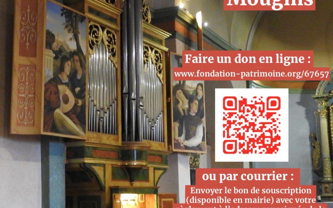 Appel aux dons pour la restauration de l’orgue de l’église Saint-Jacques le Majeur