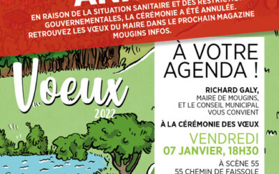La cérémonie des voeux à la population est annulée