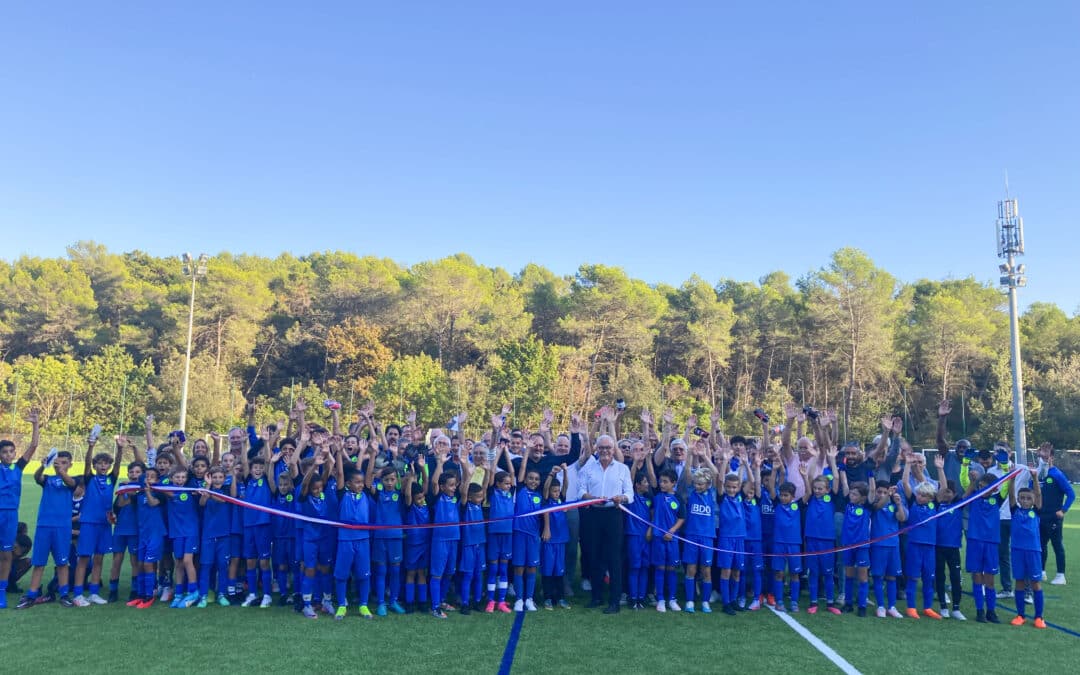 Le Département et la FFF soutiennent le football à Mougins