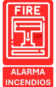 Es recomendable señalizar las alarmas de incendio