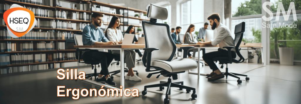 Asiento y sillas ergonómicas para el trabajo