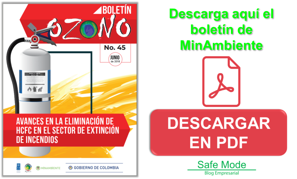 boletin ozono de min ambiente extintores