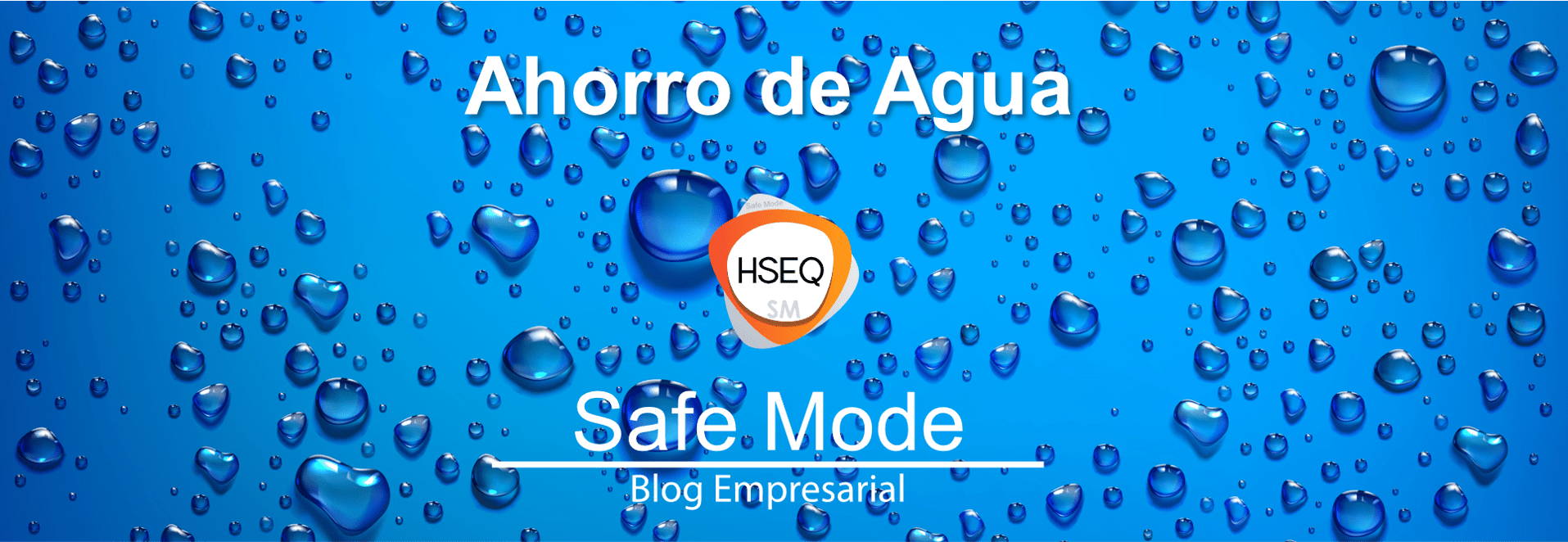 ahorro de agua - gestión ambiental