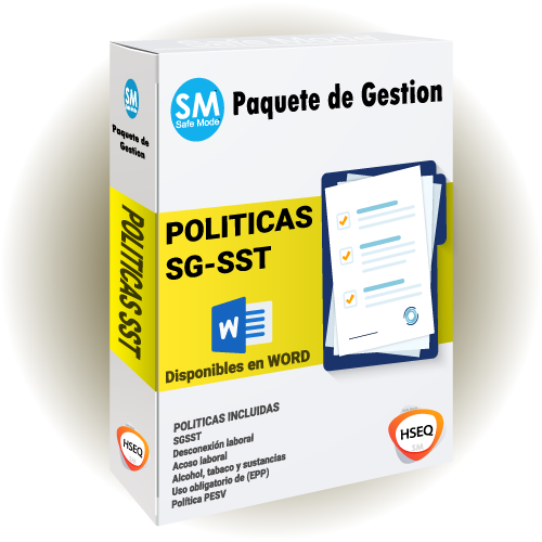 descargar modelos de políticas SGSST