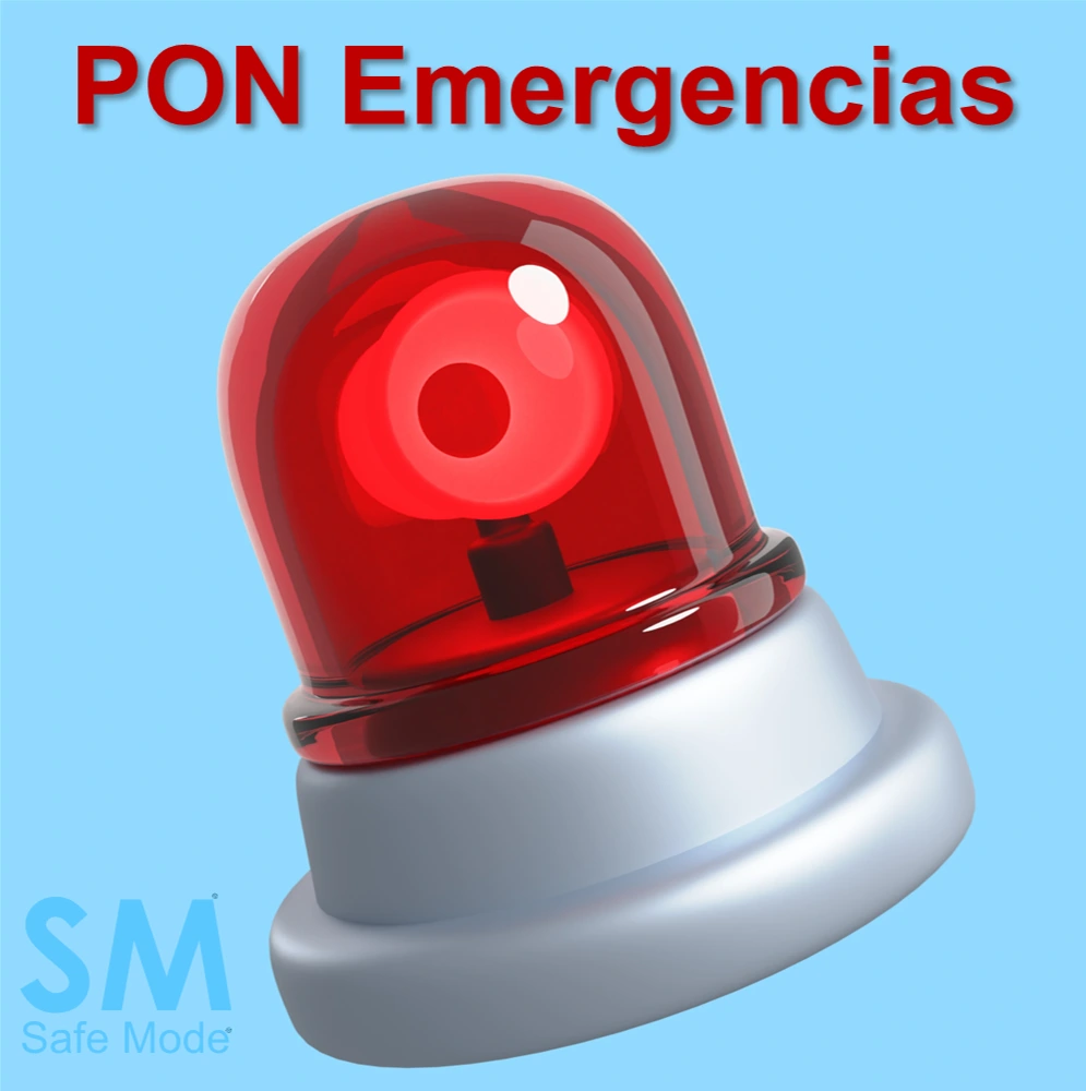 Los pon se deben seguir en caso de emergencia