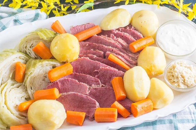 Low FODMAP Corned Beef & Cabbage Recipe by FODMAP Everyday