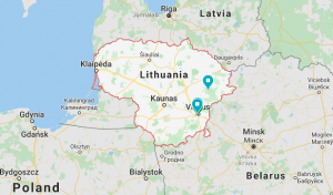 Lithuanian map