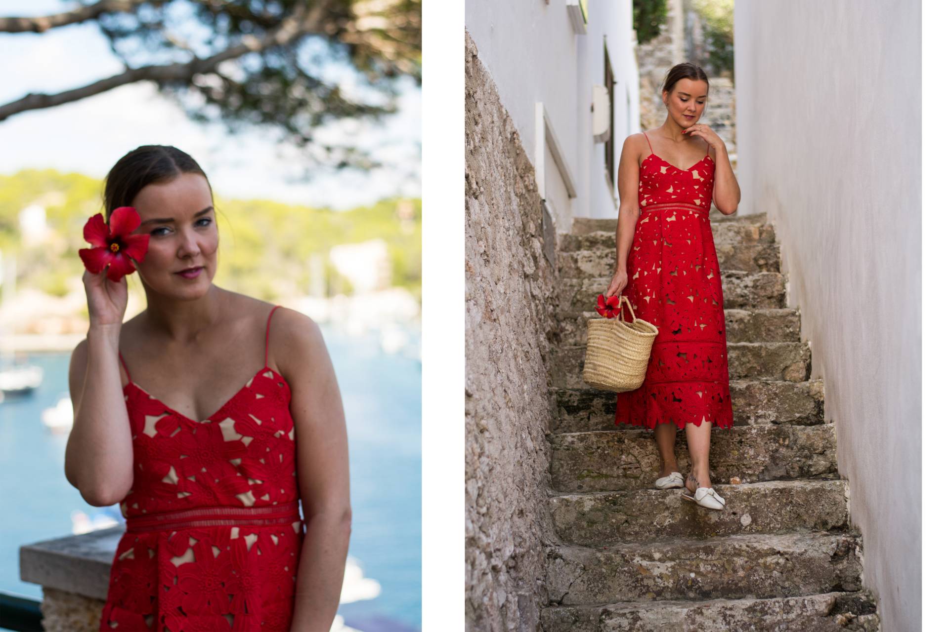 style-appetite-travel-outfit-red-lace-dress-in-cala-figuera-majorca