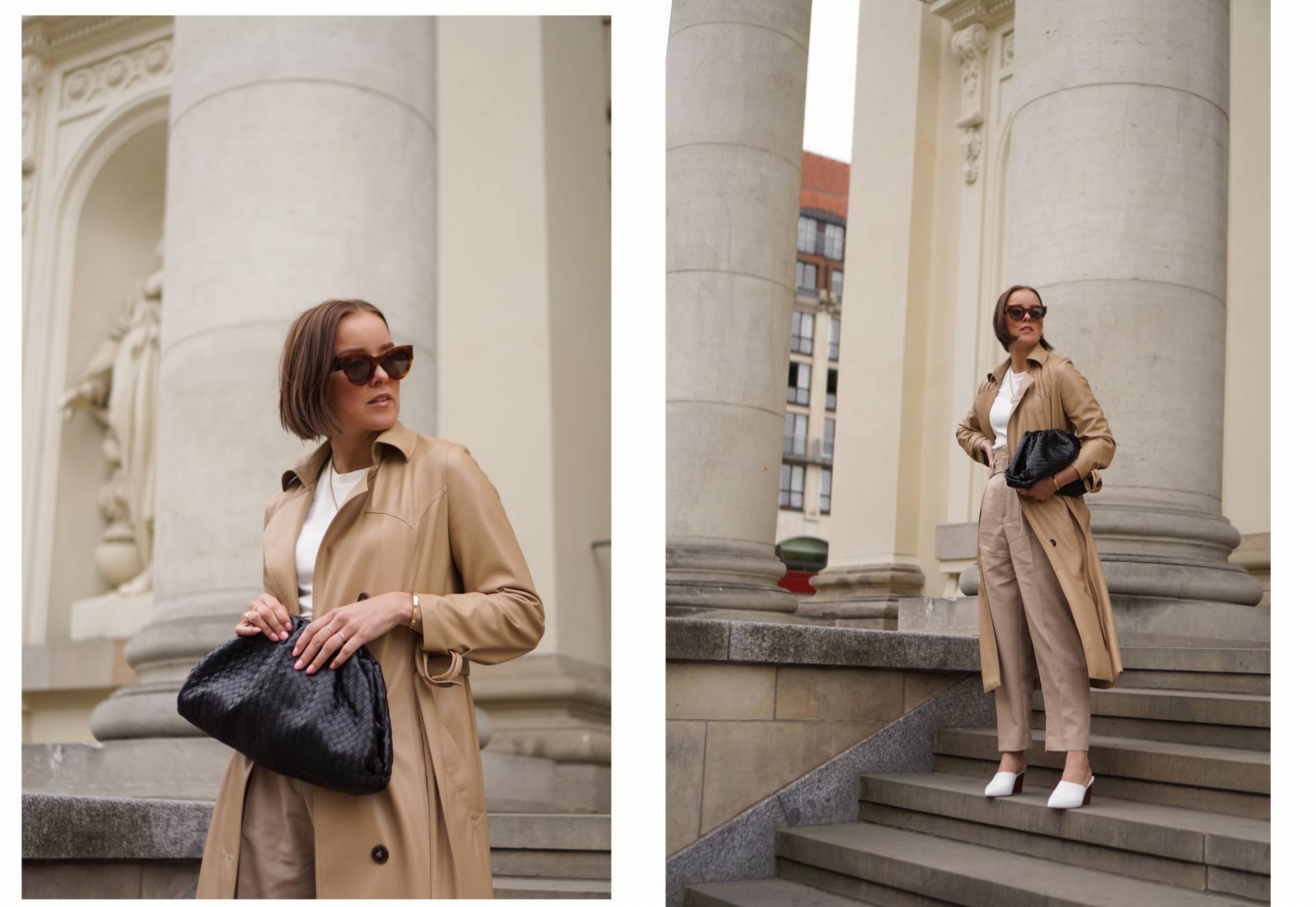 Nanushka Trenchcoat & Bottega Veneta ‘The Pouch’ – StyleAppetite