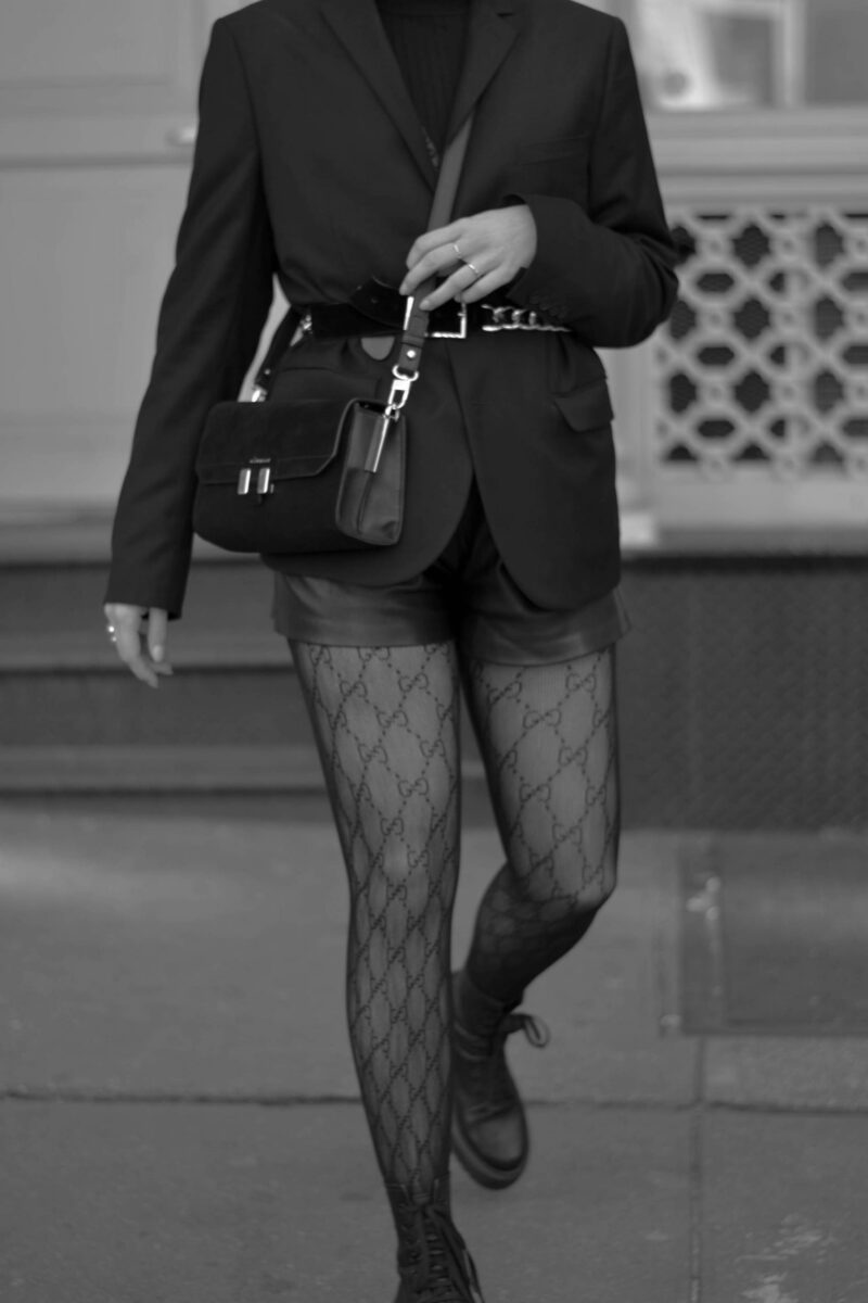 Allblack x Gucci Tights | SoHo, NYC - Style Appetite