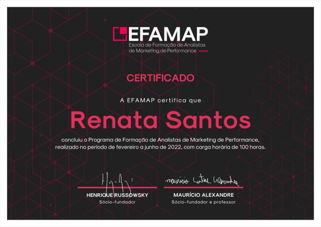 Certificado EFAMAP