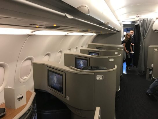 American Airlines Airbus A321 T First Class - 2019 - LAX to JFK - The ...