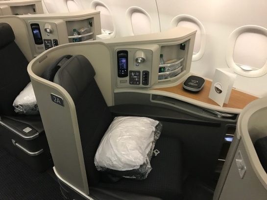 American Airlines Airbus A321 T First Class - 2019 - LAX to JFK - The ...