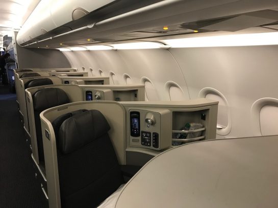 American Airlines Airbus A321 T First Class - 2019 - LAX to JFK - The ...