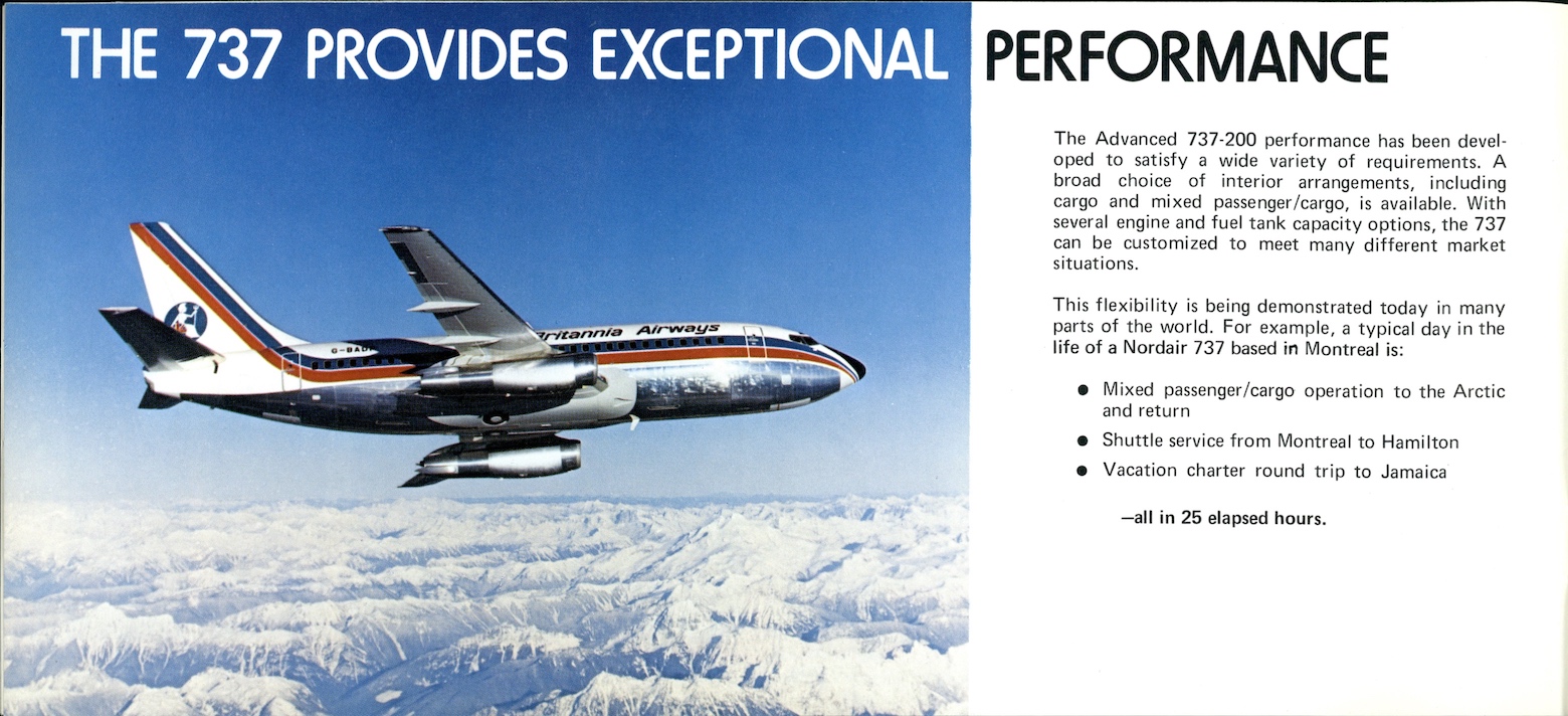 Boeing Advanced 737-200 Brochure Aug 1973 from La Jetée