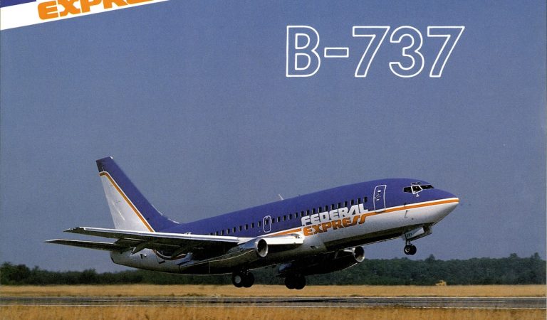 Boeing 737 Federal Express Brochure Nov 1979 from La Jetée Press