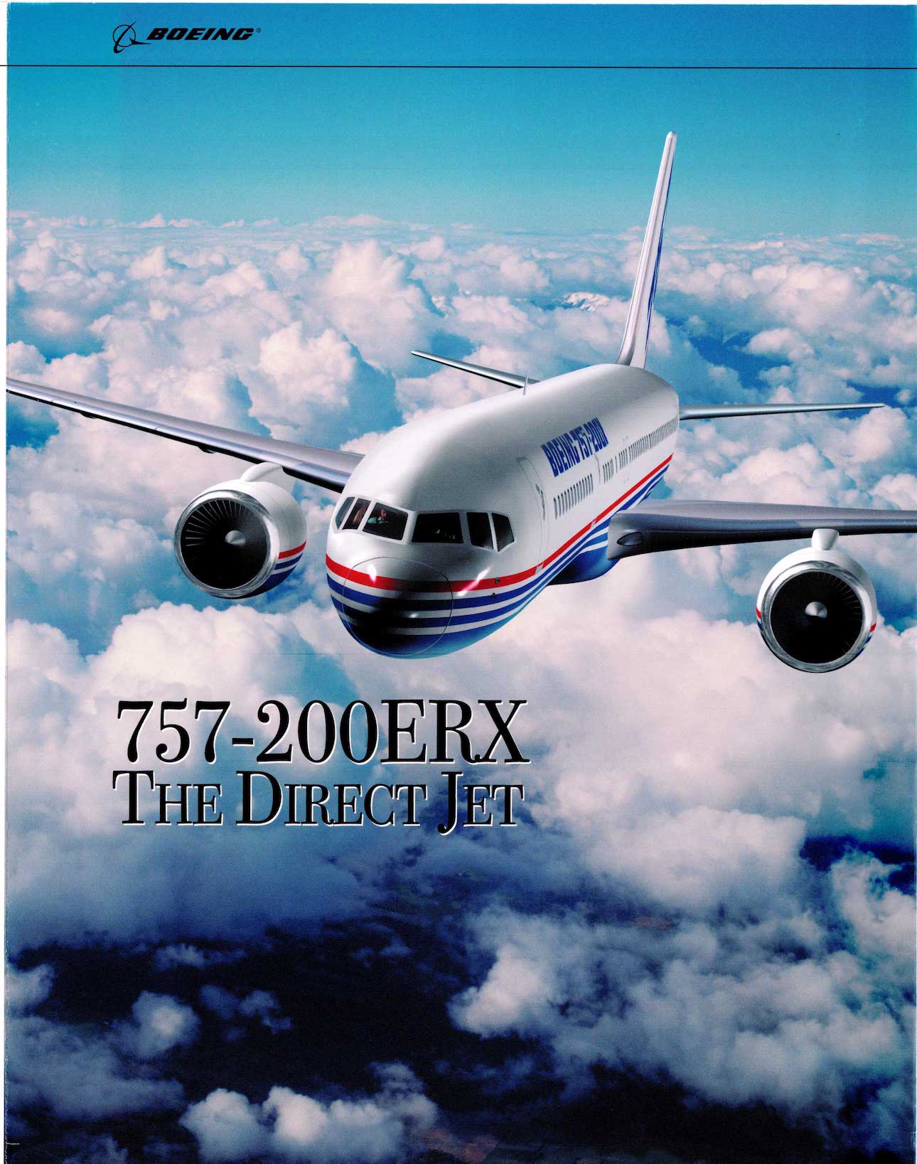Boeing 757-200 ERX Direct Jet Brochure May 2001 from La