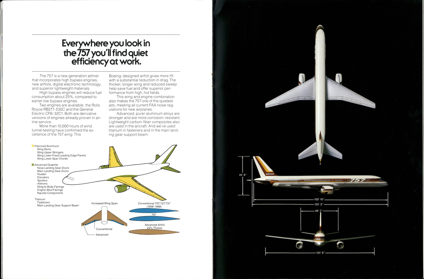 Boeing 757 The Next Generation Brochure 1981 from La Jetée Boeing 757 The Next Generation Brochure 1981 from La Jetée