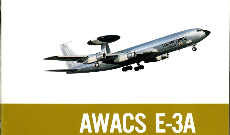 Boeing AWACS E-3A Brochure April 1973 from La Jetée Press
