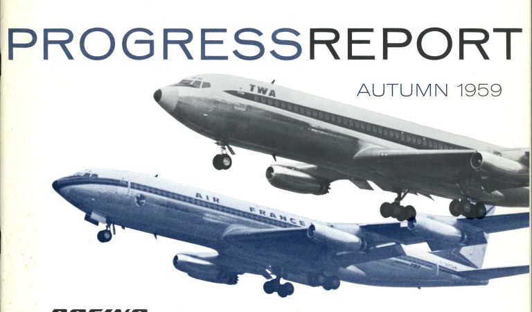 Boeing Commercial Autumn 1959 Progress Report Oct 1959 from La Jetée Press