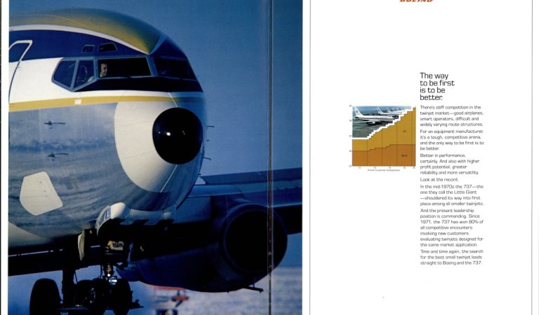 Boeing This Is the Advanced 737-200 Brochure 1976 from La Jetée Press