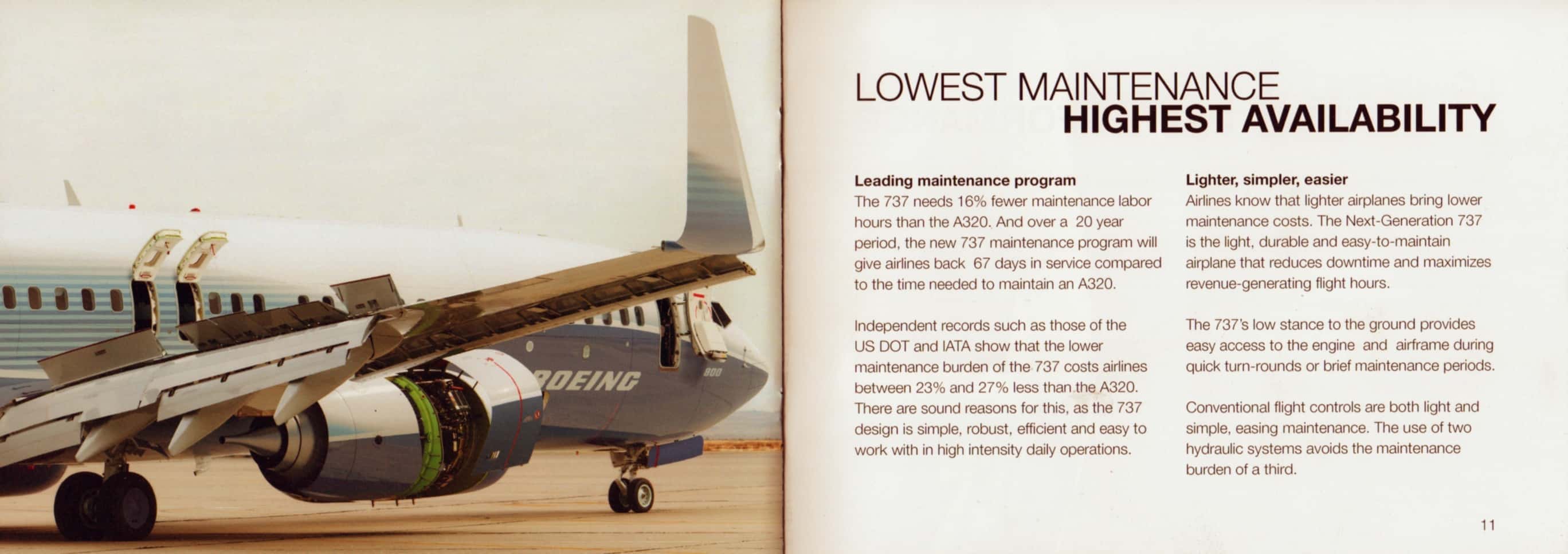 B737-700 パンフレット お取り寄せ商品】1/200 B737-700(BBJ) オランダ政府専用機 PH-GO