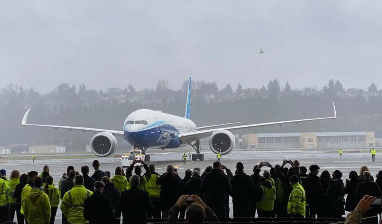 Boeing 777X First Flight January 24-25, 2020 – Paine Field (PAE) to Boeing Field (BFI)